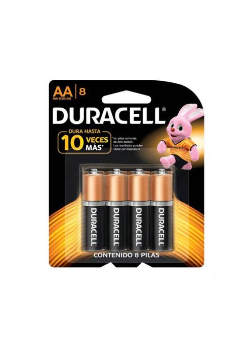 Pila Alcalina Duracell Cb Aa X8 Unidades Fx-0