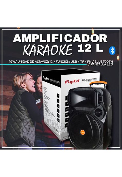 Amplificador Fujitel Karaoike 12  Fx-6