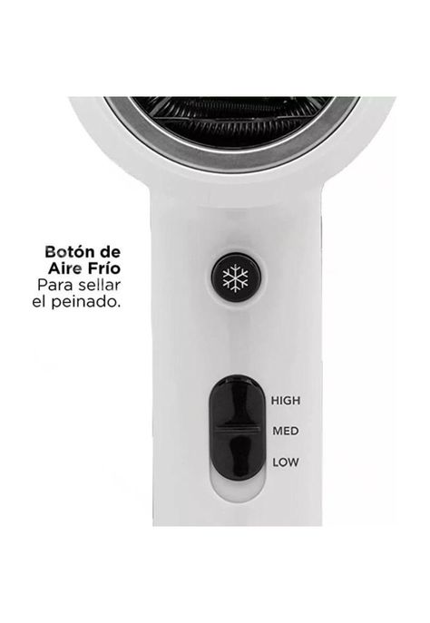 Secador Revlon 5296la2 Crystal 1875w Color Blanco-3