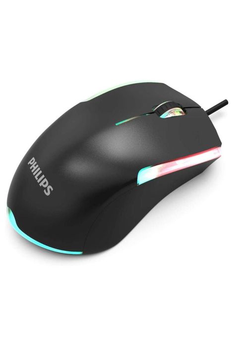 Mouse Gamer Philips SPK9314B G314 RGB 3 Botones 3600 Dpi-0