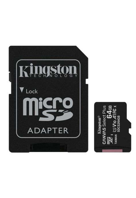Micro Sd Kingston Select Pls 100r C10 64gb-0