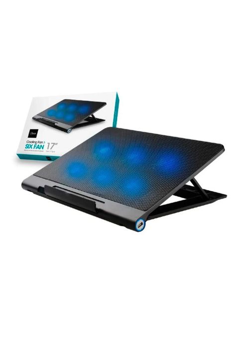 Ventilador Notebook Mlab 9037 Cooling Six Fan 17"-1