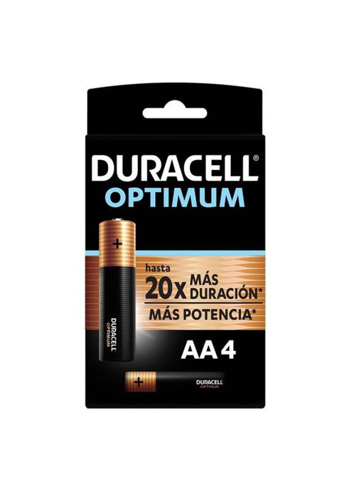 Pilas Duracell Optimun Aa X4 Unidades Fx-0