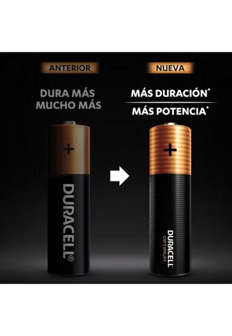 Pilas Duracell Optimun Aa X4 Unidades Fx-2