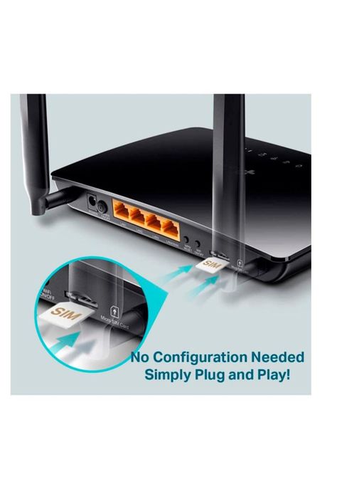 Router Tp-link Tl-mr6400 V4 Negro Fx-2