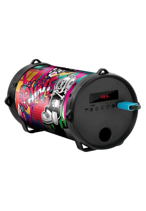 Parlante Bluetooth Mlab 8889 Zukabass Paint UBB TF FM-1