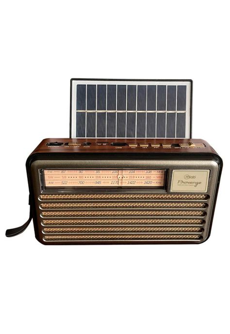 Radio Retro Am Fm Vintage Bluetooth / Usb / Solar / Provenze-2