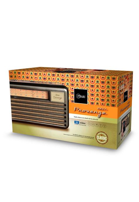 Radio Retro Am Fm Vintage Bluetooth / Usb / Solar / Provenze-4