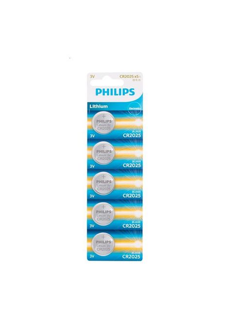 Microbateria Lithium Philips Cr2025 Blister 5 Pcs Mlab-0
