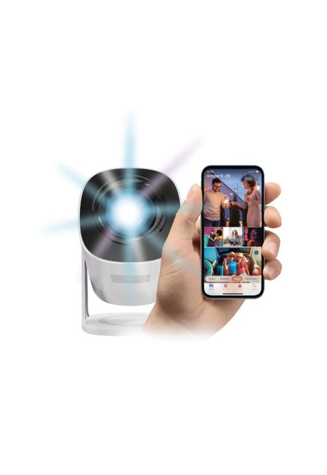 Proyector Smart Tube Led LCD 300 Ansi Lumen HD 720P WiFi Dual Band-1