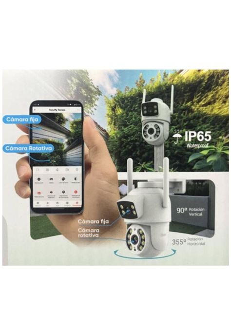 Camara de Seguridad Mlab 9419 Doble Lente Full HD-2
