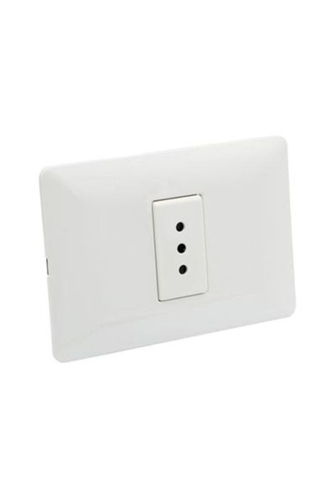 Enchufe Para Muro Simple 250V 10A-0