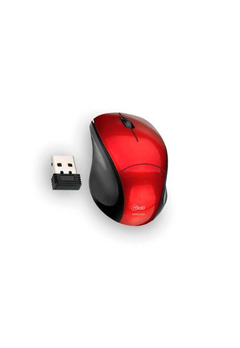 Mouse Inalámbrico Mw 8100 Advanced Usb Mlab Rojo-0
