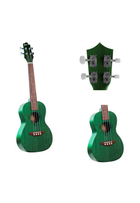 Ukelele Sonun Kauai Concierto 26 Pulgadas Verde Con Funda-1