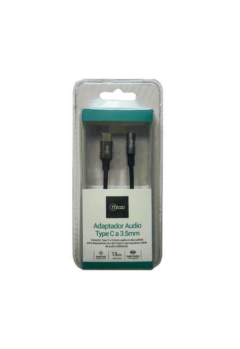 Adaptador TYPE C a Jack Audio 3.5mm Mlab-1