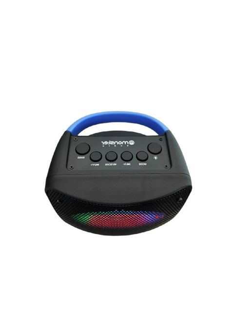 Parlante Monster TWS Speaker 4 Luces RGB, Potencia 10W, Radio FM-1