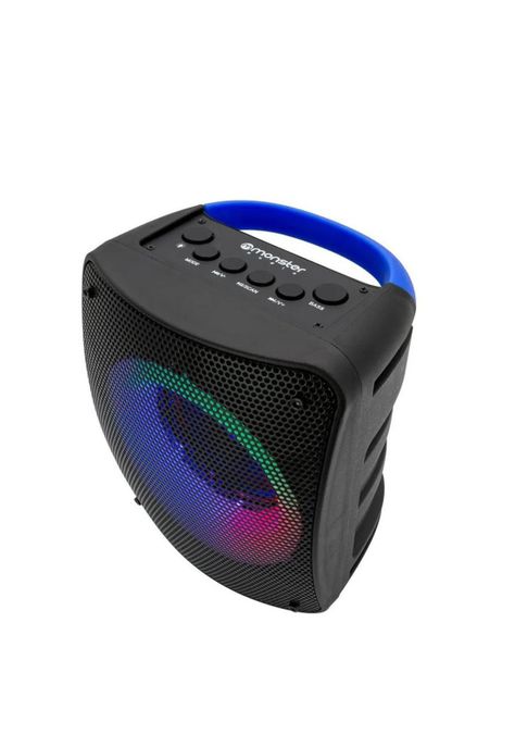 Parlante Monster TWS Speaker 4 Luces RGB, Potencia 10W, Radio FM-2