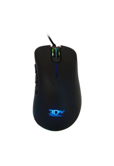Mouse Gamer 3dfx Psycho 8795 6 Botones 7200dpi Usb Negro-0