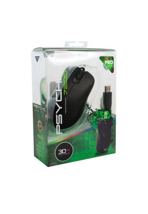 Mouse Gamer 3dfx Psycho 8795 6 Botones 7200dpi Usb Negro-6