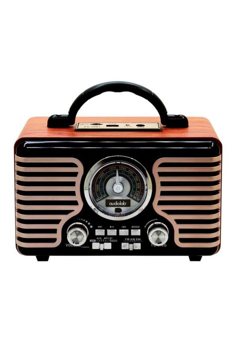 Parlante Retro 05 Bluetooth Fm Audiolab-0