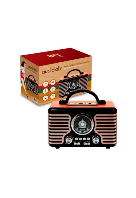 Parlante Retro 05 Bluetooth Fm Audiolab-1