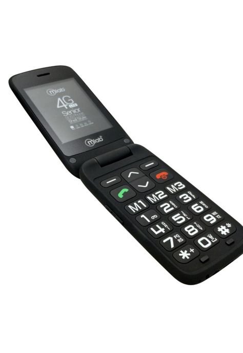 Teléfono Senior Shell 4G SOS, doble pantalla 2,8″ 1,77″ con base de carga-1