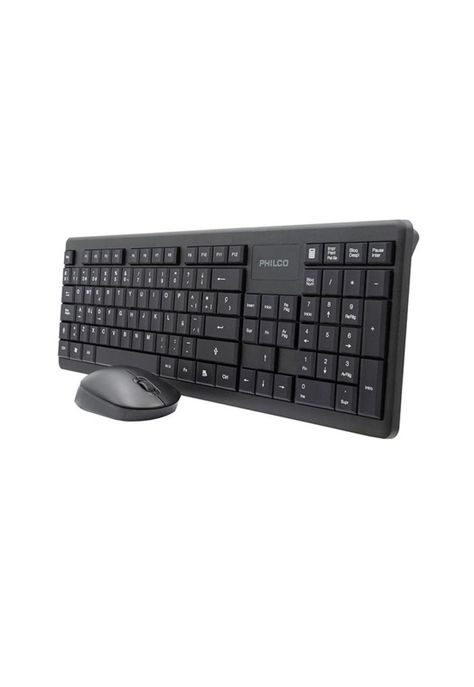 Combo Teclado + Mouse Inalámbrico Philco SPT6314 1200 DPI-0