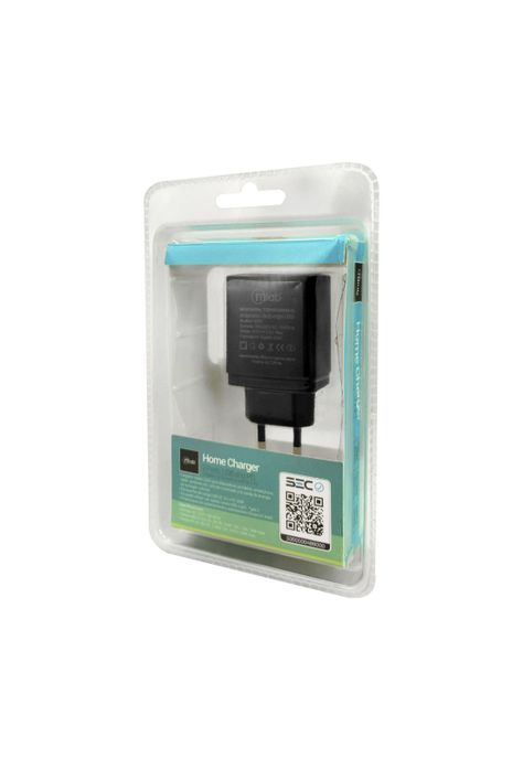 Cargador 2 puertos USB QC 3.0  20W carga rápida Mlab-6
