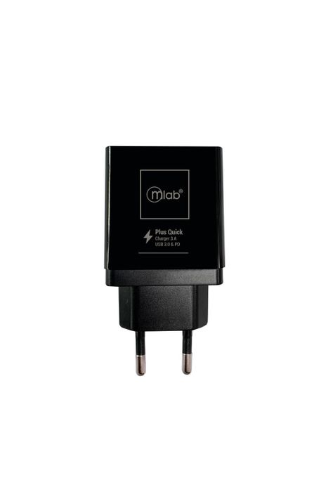 Cargador 2 puertos USB QC 3.0  20W carga rápida Mlab-4