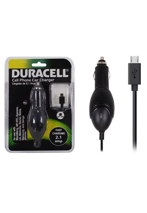 Cargador de Auto Duracell SU5272 Micro USB 2.1A-1