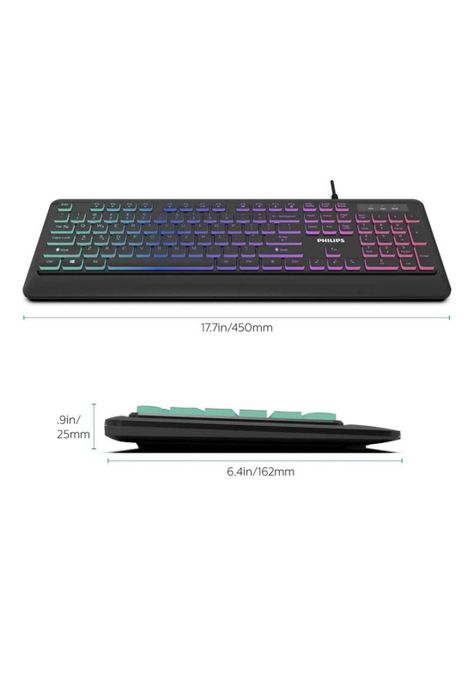 Teclado Alámbrico Philips SPK8294-4
