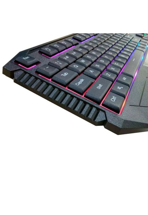Teclado Gamer Membrana Hp K110 Led RGB-1