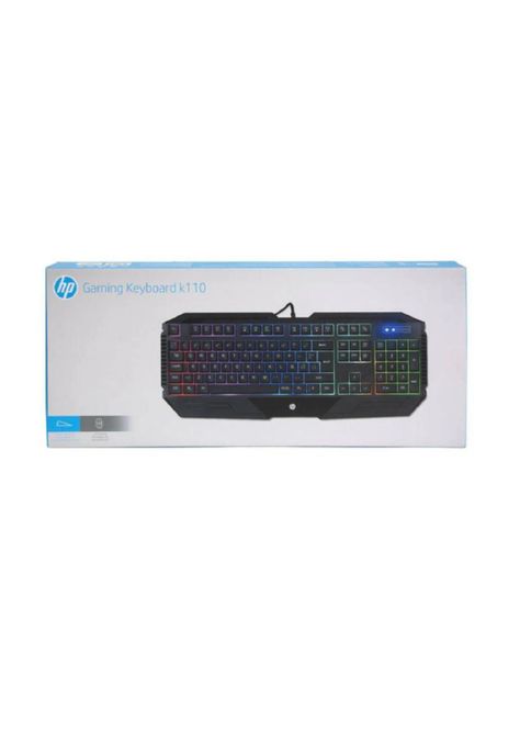 Teclado Gamer Membrana Hp K110 Led RGB-3