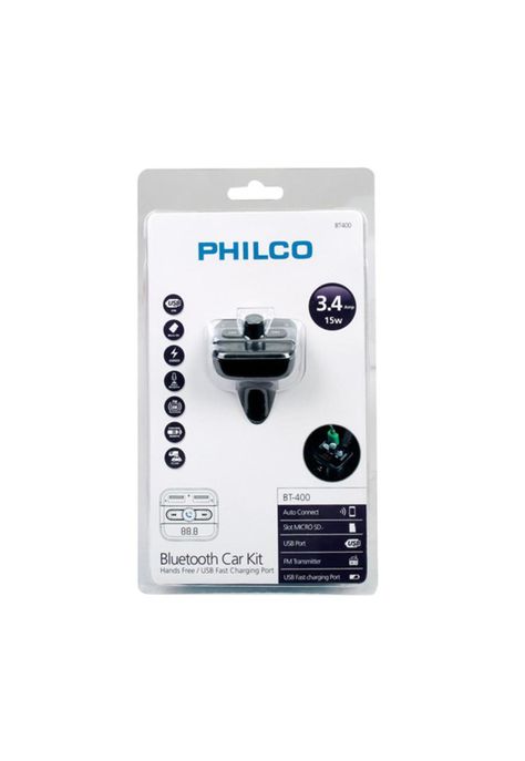 Transmisor Bluetooth Puerto Philco USB FM SD-1