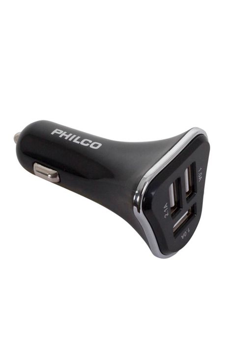 Kit Cargador Philco Rapido para Auto Smartphones USB-0