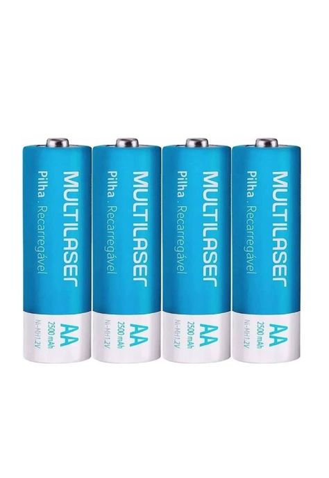 Pilas Aa Recargables X4 2500mah Multilaser Fx-2