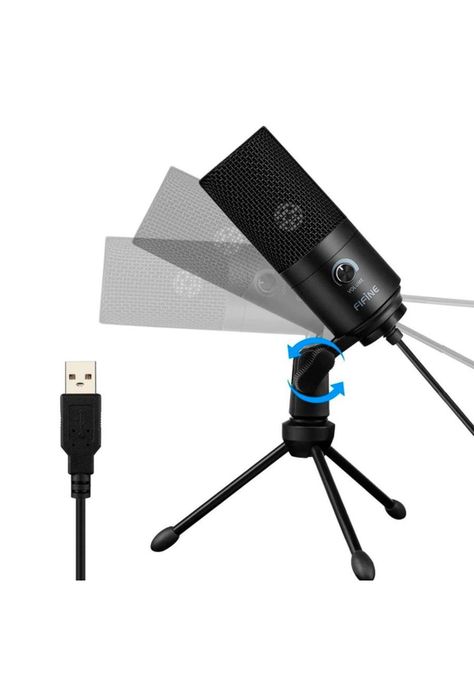 Micrófono Condensador Fifine K669b USB-4