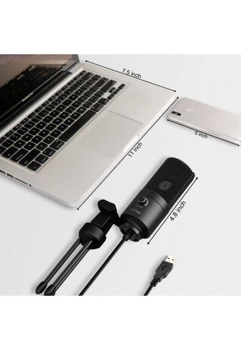 Micrófono Condensador Fifine K669b USB-7