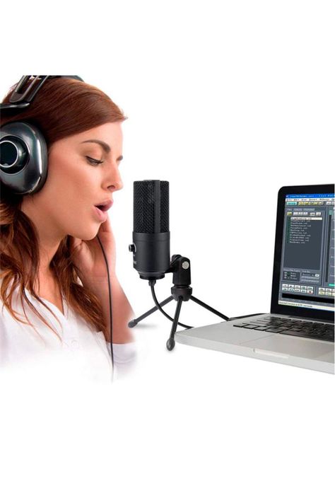 Micrófono Condensador Fifine K669b USB-8