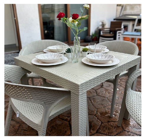 Comedor terraza zapallar 4 personas textura ratan-0
