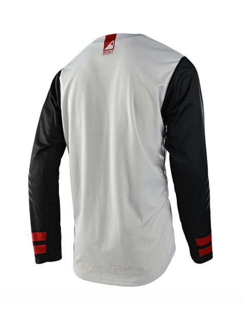 Polera de Moto Scout Gp Ride On Gris / Blanco Troy Lee Designs -1