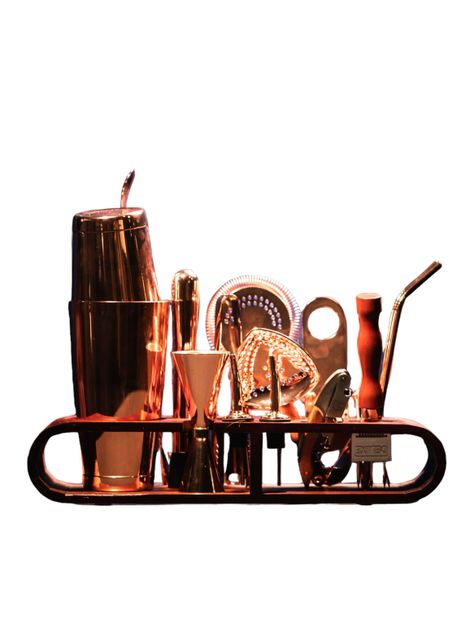 Set Coctelería Profesional 20 Pzs Cobre, Bar, Bartender-1