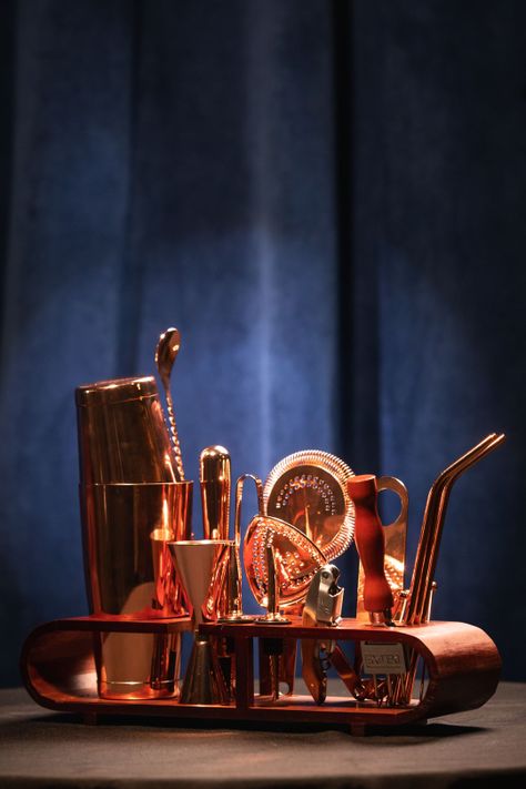 Set Coctelería Profesional 20 Pzs Cobre, Bar, Bartender-2