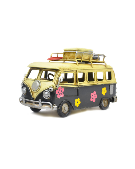 Auto Combi Metal Vintage - Hawái, Negra De 17 Cm-0