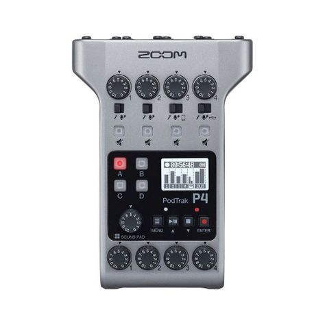 Grabador Multipista Portátil PodTrak P4 Zoom-0