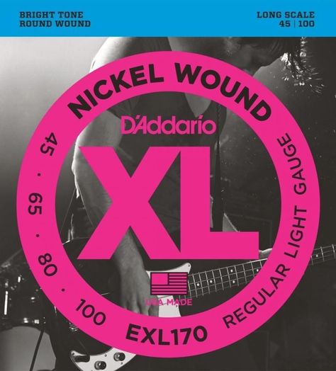 Encordado Bajo Electrico 4 cuerdas EXL170 D´addario-0