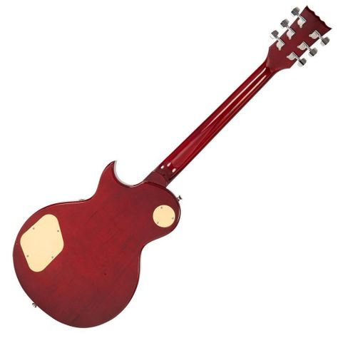 VINTAGE V10 COASTER SERIES LES PAUL - WINE RED-1
