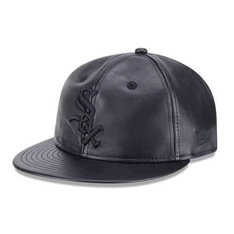 Gorra 9Fifty MLB Chicago White Sox Genuine Leather Black - 60585329-0