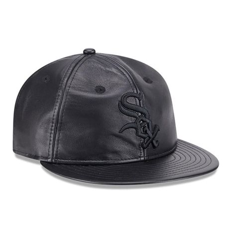 Gorra 9Fifty MLB Chicago White Sox Genuine Leather Black - 60585329-1