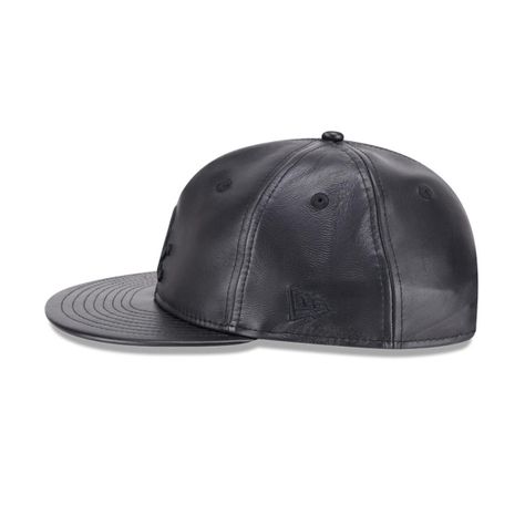 Gorra 9Fifty MLB Chicago White Sox Genuine Leather Black - 60585329-3